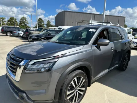 Gray 2025 Nissan Pathfinder Platinum for sale in Tomball, TX