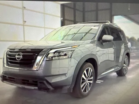 Gray 2025 Nissan Pathfinder Platinum for sale in Tomball, TX