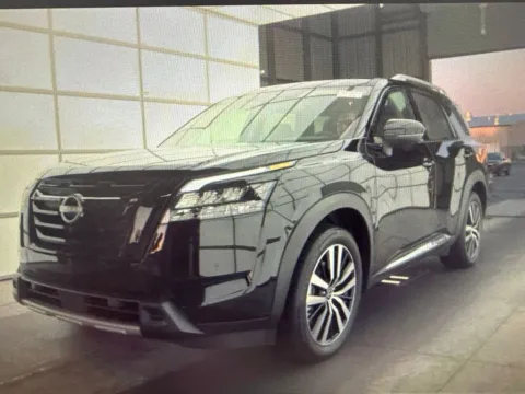 Black 2025 Nissan Pathfinder Platinum Black Appearance Pkg for sale in Tomball, TX