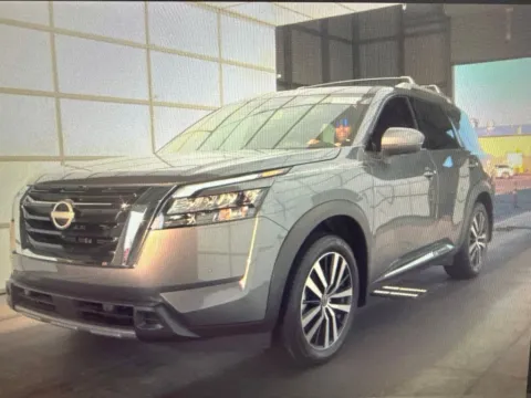 Gray 2025 Nissan Pathfinder Platinum for sale in Tomball, TX