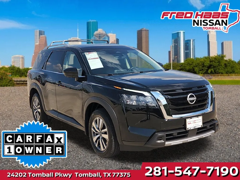 Black 2025 Nissan Pathfinder SL for sale in Tomball, TX