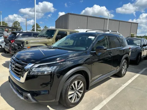 Black 2025 Nissan Pathfinder SL for sale in Tomball, TX