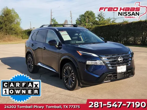 Blue 2026 Nissan Rogue Platinum Premium Package for sale in Tomball, TX
