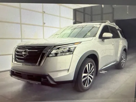 Silver 2025 Nissan Pathfinder Platinum for sale in Tomball, TX