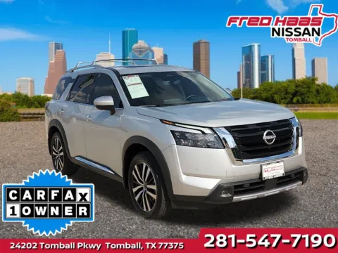 Silver 2025 Nissan Pathfinder Platinum for sale in Tomball, TX
