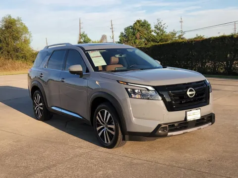 Another view of 2025 Nissan Pathfinder Platinum Black Appearance Pkg for sale in Tomball, TX at Fred Haas Nissan