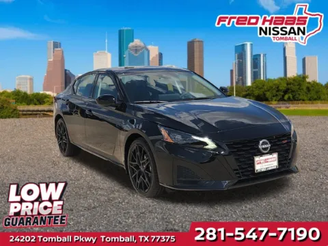 Black 2026 Nissan Altima 2.5 SR for sale in Tomball, TX