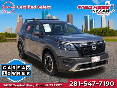 Gray 2024 Nissan Pathfinder Rock Creek for sale in Tomball, TX