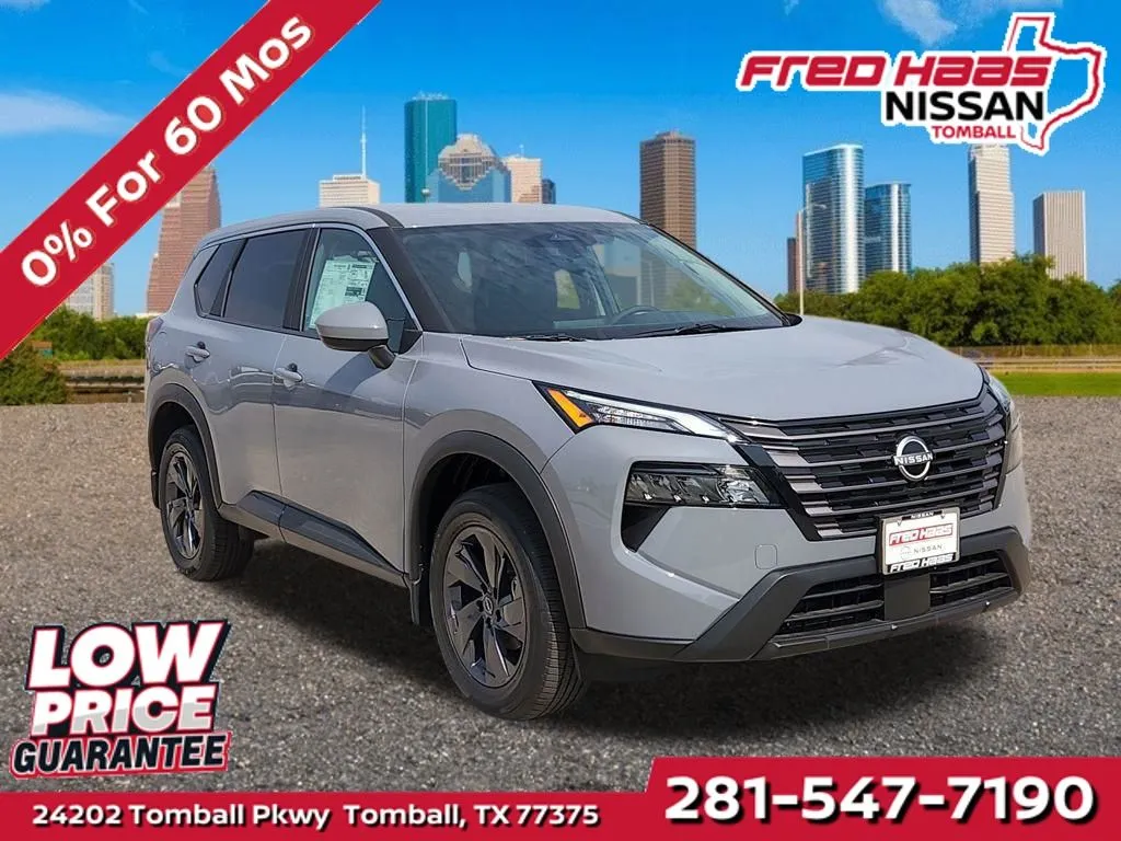 Gray 2026 Nissan Rogue SV for sale in Tomball, TX