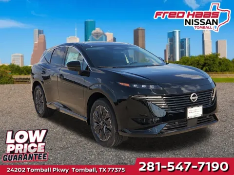 Black 2027 Nissan Murano Platinum AWD for sale in Tomball, TX