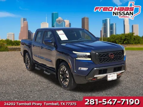 Blue 2023 Nissan Frontier PRO-X Fender Audio, Tow, Tech, Conv Pkg for sale in Tomball, TX