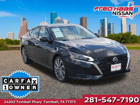 Black 2023 Nissan Altima 2.5 SL for sale in Tomball, TX