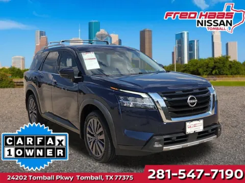 Blue 2022 Nissan Pathfinder SL Premium Package for sale in Tomball, TX