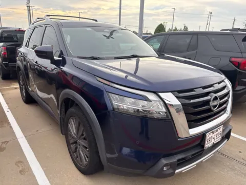 Blue 2022 Nissan Pathfinder SL Premium Package for sale in Tomball, TX