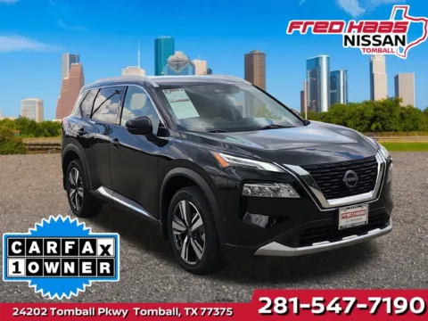 Black 2023 Nissan Rogue Platinum for sale in Tomball, TX