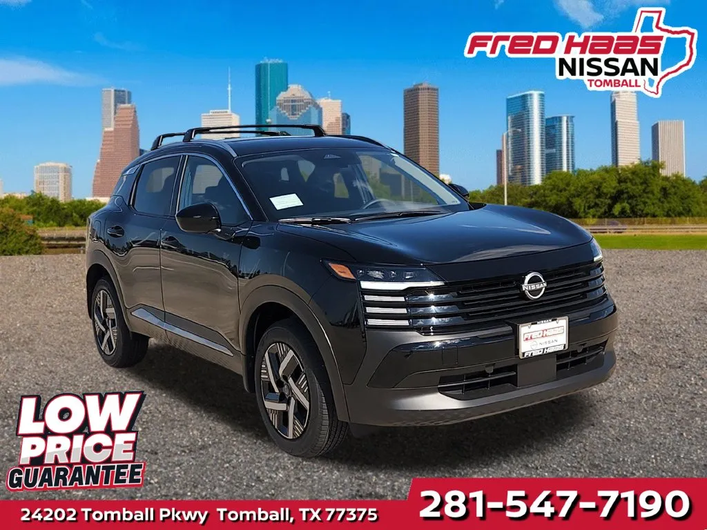 Black 2027 Nissan Kicks SV for sale in Tomball, TX