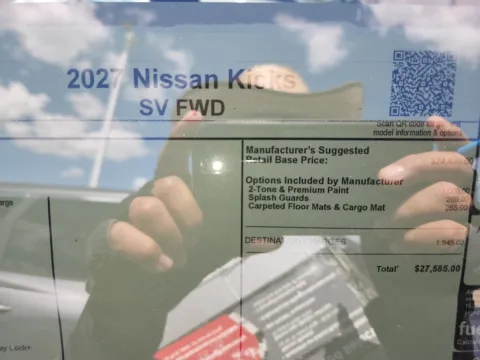 Photos of 2027 Nissan Kicks SV for sale in Tomball, TX at Fred Haas Nissan
