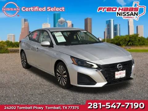Silver 2023 Nissan Altima 2.5 SV for sale in Tomball, TX