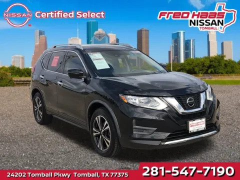 Black 2020 Nissan Rogue SV Premium Package for sale in Tomball, TX