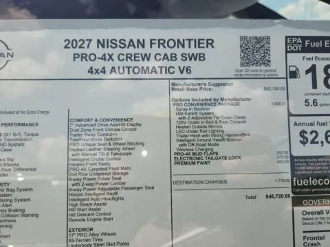 Photos of 2027 Nissan Frontier PRO-4X for sale in Tomball, TX at Fred Haas Nissan