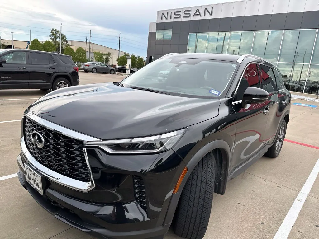 Black 2024 INFINITI QX60 LUXE Vision Pkg, Performance Audio for sale in Tomball, TX