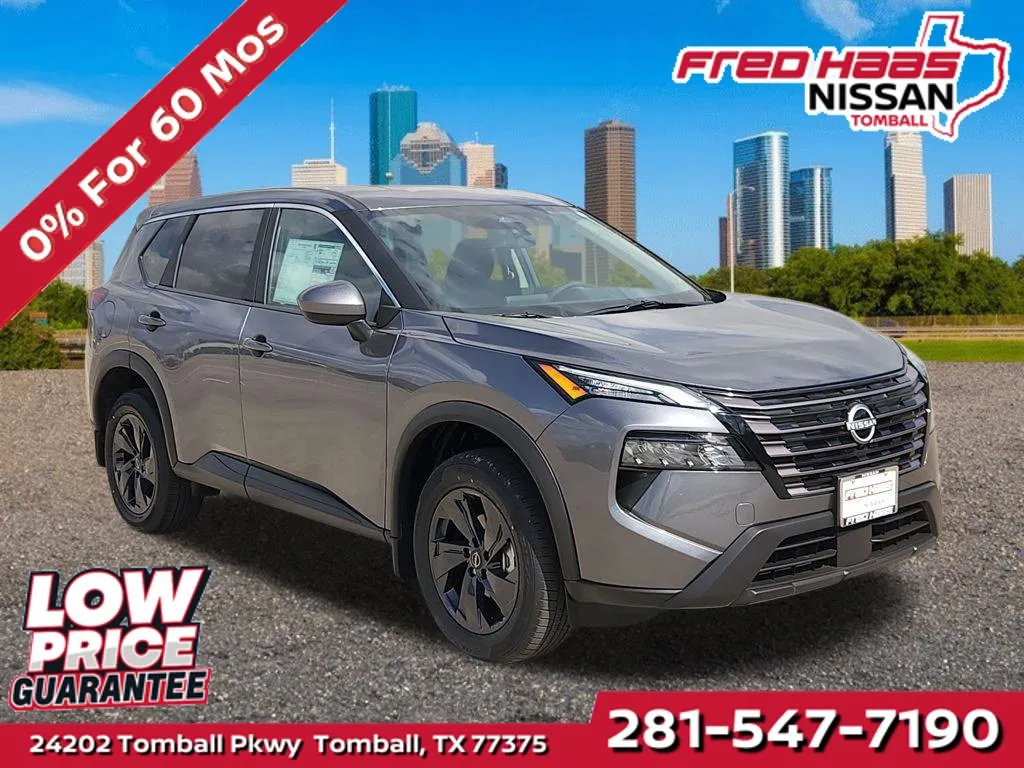 Gray 2026 Nissan Rogue SV for sale in Tomball, TX