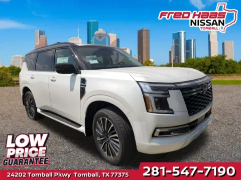 White 2026 Nissan Armada Platinum Reserve 4WD for sale in Tomball, TX