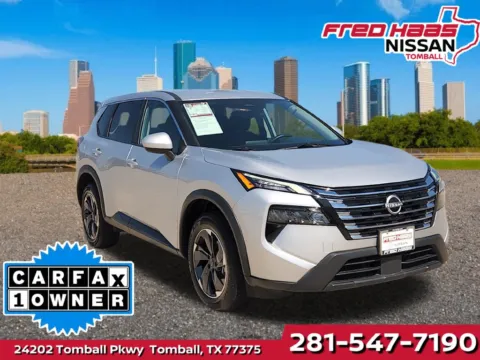 Silver 2025 Nissan Rogue SV for sale in Tomball, TX