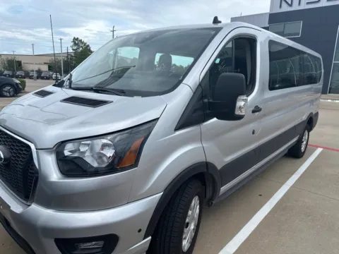 Silver 2025 Ford Transit-350 XLT 15 Passenger for sale in Tomball, TX