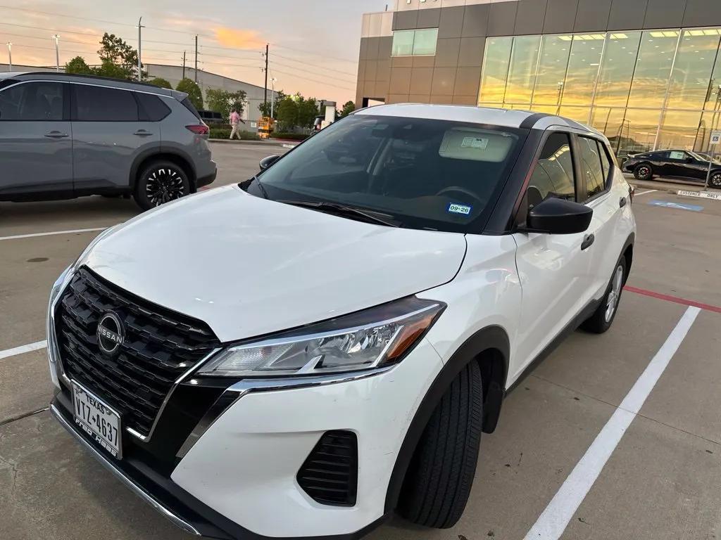 White 2024 Nissan Kicks S for sale in Tomball, TX