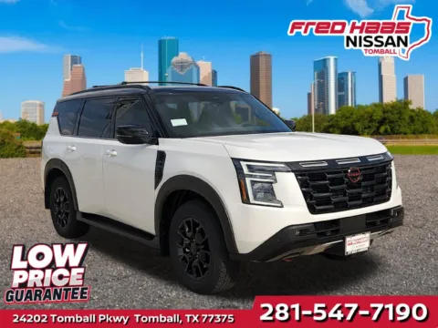 White 2026 Nissan Armada PRO-4X for sale in Tomball, TX