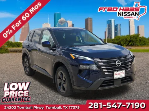 Blue 2026 Nissan Rogue SV for sale in Tomball, TX