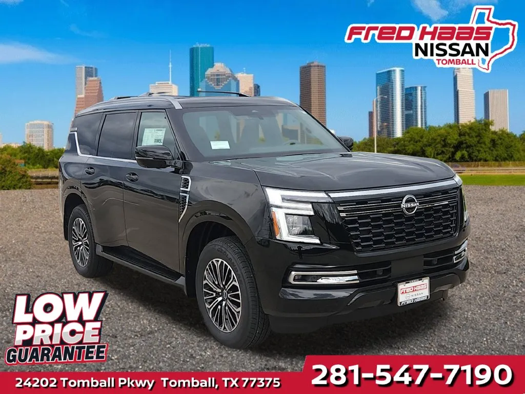 Black 2026 Nissan Armada Platinum 4WD for sale in Tomball, TX