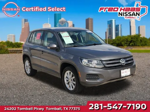 Gray 2017 Volkswagen Tiguan 2.0T S for sale in Tomball, TX