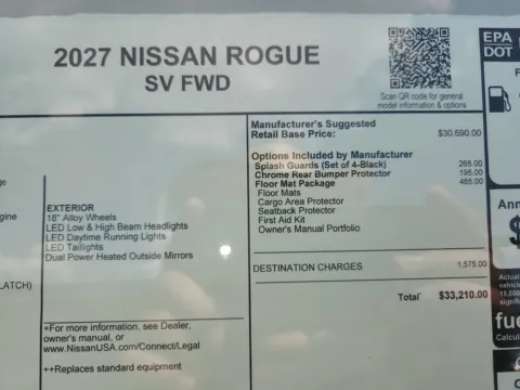 Photos of 2027 Nissan Rogue SV for sale in Tomball, TX at Fred Haas Nissan