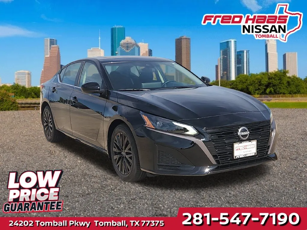 Black 2026 Nissan Altima 2.5 SV for sale in Tomball, TX