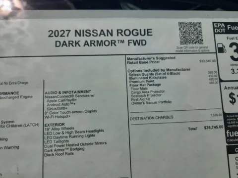 Photos of 2027 Nissan Rogue Dark Armor for sale in Tomball, TX at Fred Haas Nissan