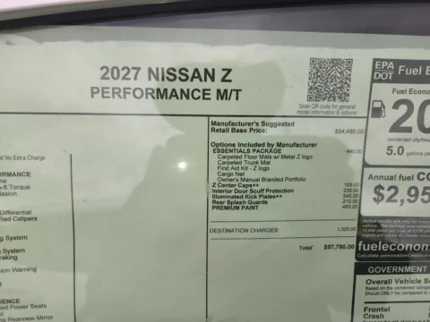 Photos of 2027 Nissan Z Performance M/T for sale in Tomball, TX at Fred Haas Nissan