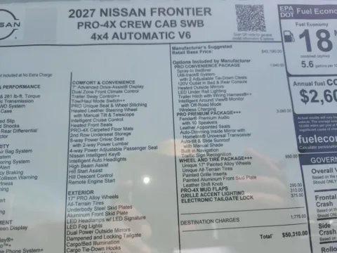 Another view of 2027 Nissan Frontier PRO-4X Roush for sale in Tomball, TX at Fred Haas Nissan