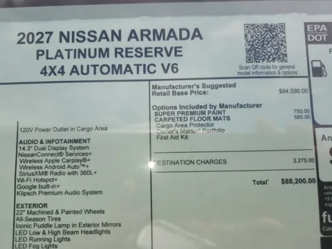 More photos of 2027 Nissan Armada Platinum Reserve 4WD at Fred Haas Nissan, TX