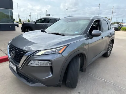 Gray 2023 Nissan Rogue SV Premium Package for sale in Tomball, TX