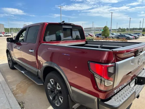 Photos of 2024 Nissan Titan Platinum Reserve Utility Package, Moonroof Pkg for sale in Tomball, TX at Fred Haas Nissan