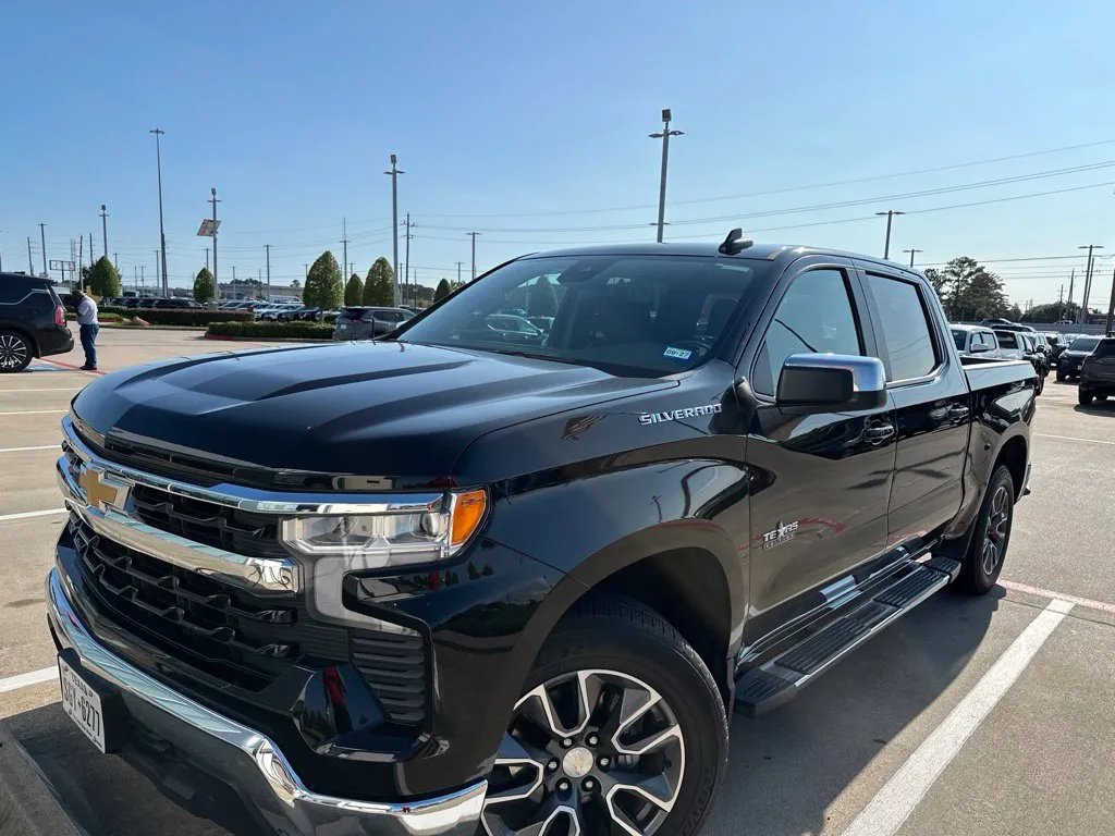 Black 2022 Chevrolet Silverado 1500 LT Texas Edition for sale in Tomball, TX