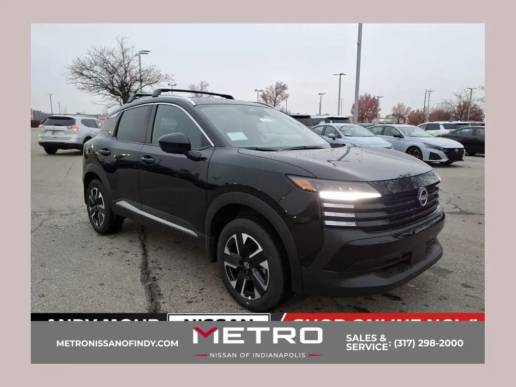 Black 2026 Nissan Kicks SV for sale in Indianapolis, IN