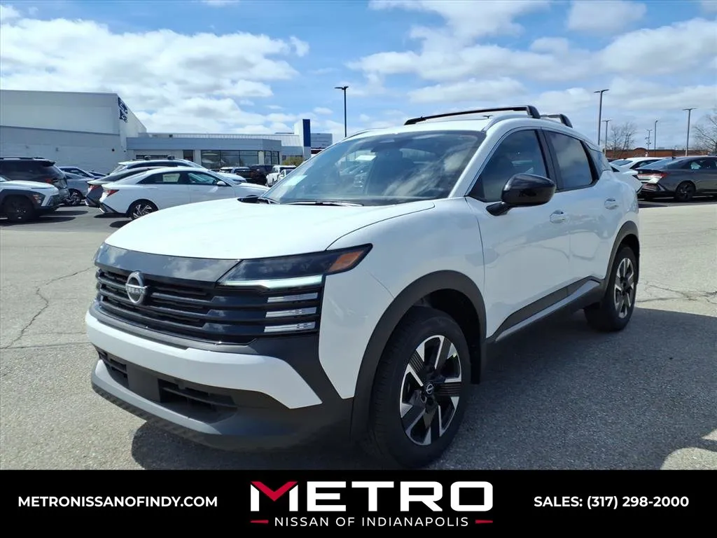 White 2026 Nissan Kicks SV for sale in Indianapolis, IN