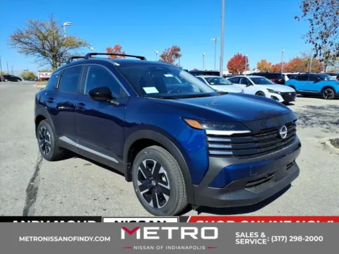 Blue 2026 Nissan Kicks SV for sale in Indianapolis, IN