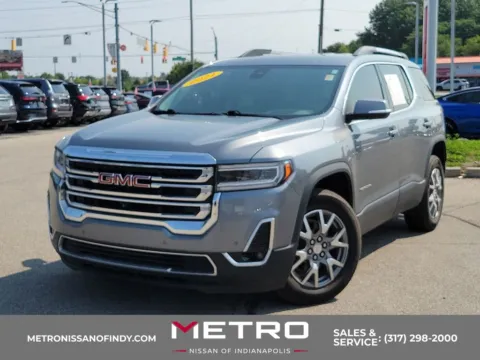 Silver 2021 GMC Acadia SLT for sale in Indianapolis, IN