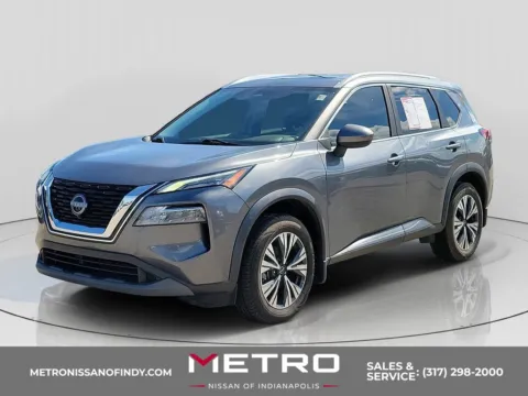 Gray 2023 Nissan Rogue SV for sale in Indianapolis, IN