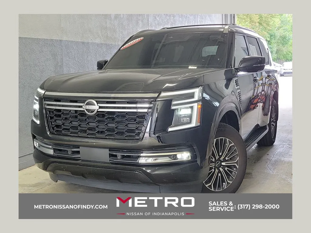 Black 2025 Nissan Armada Platinum for sale in Indianapolis, IN