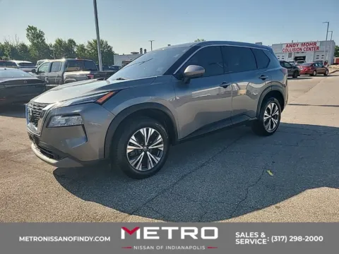 Gray 2021 Nissan Rogue SV for sale in Indianapolis, IN